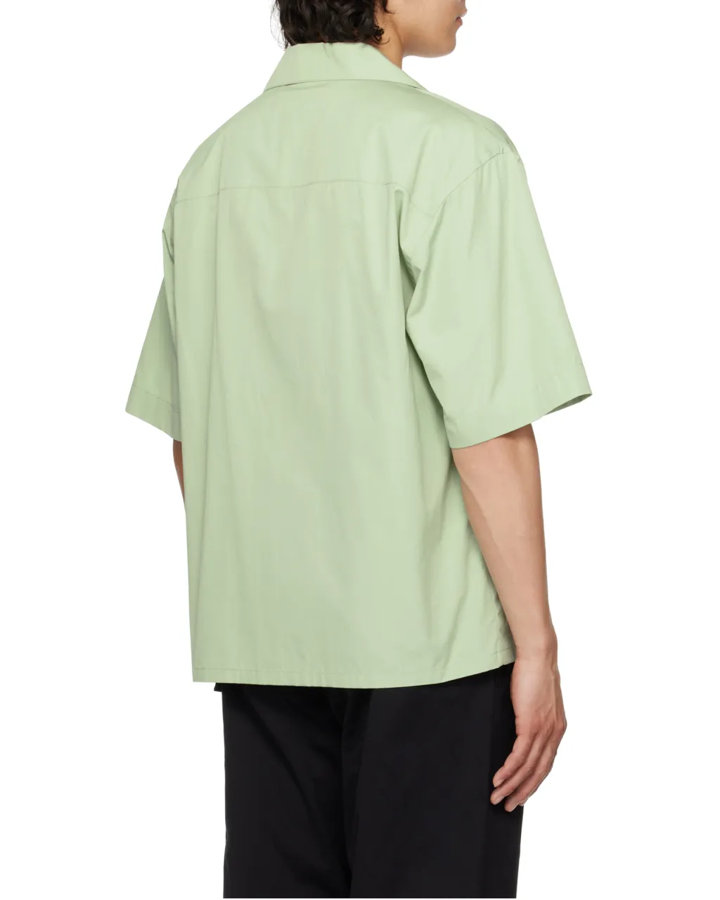 Logo Stitch Short-Sleeved Poplin Shirt