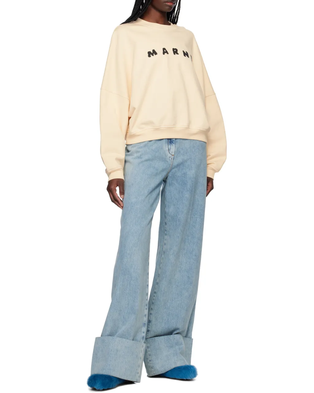 Fussbett Calf Hair Sabot