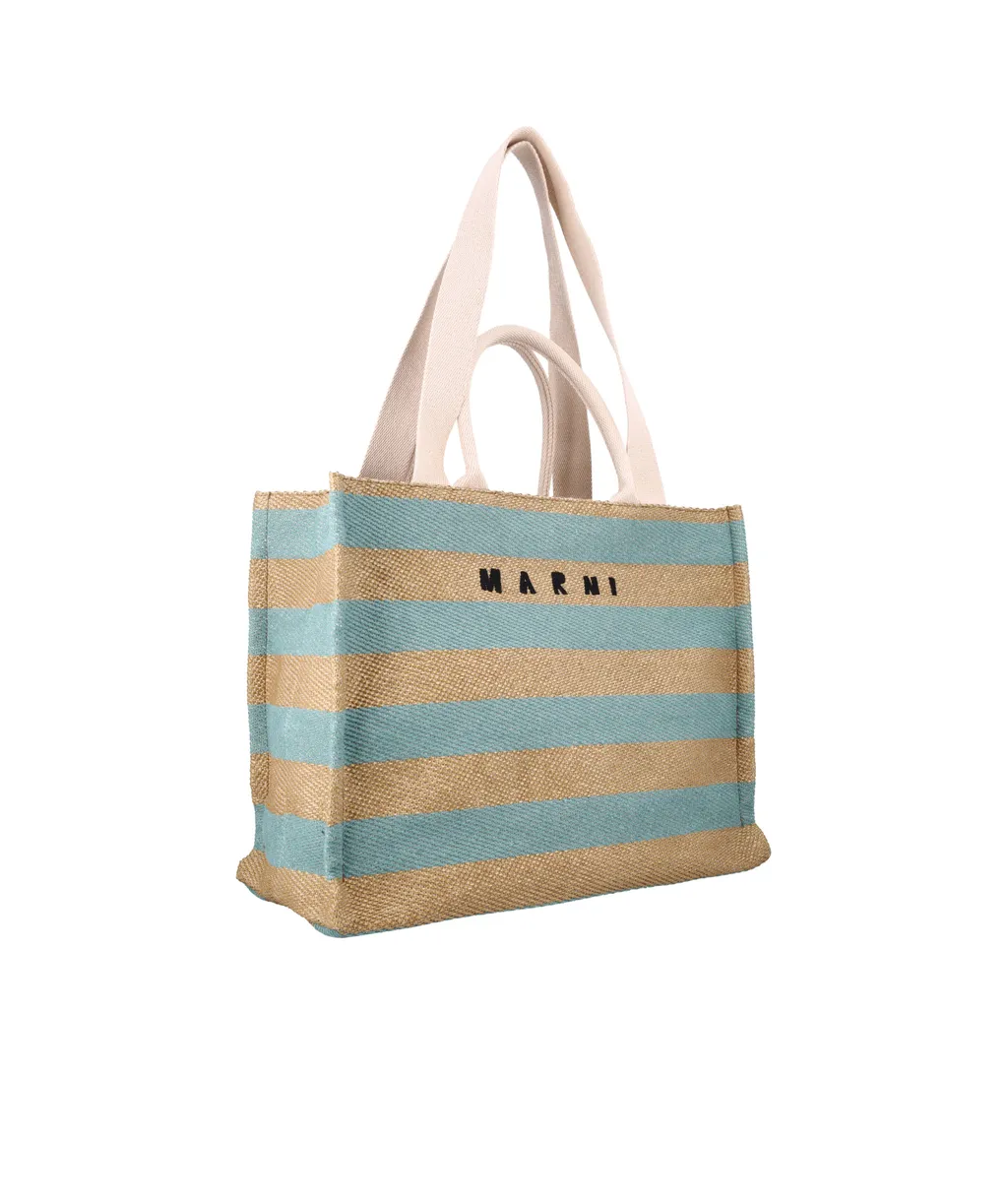 Logo Embroidered Medium Tote Bag