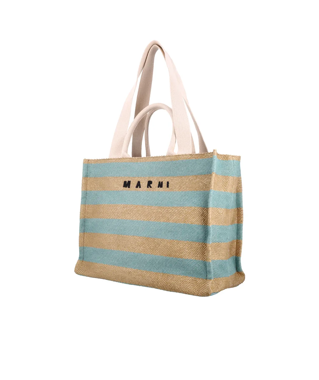 Logo Embroidered Medium Tote Bag