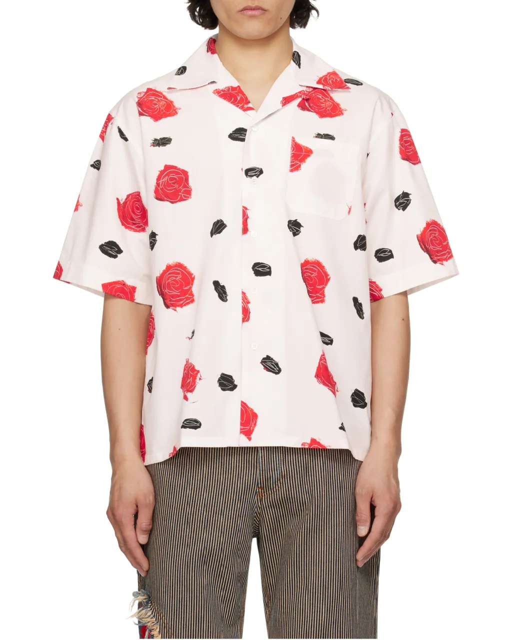 Flower-Print Shirt