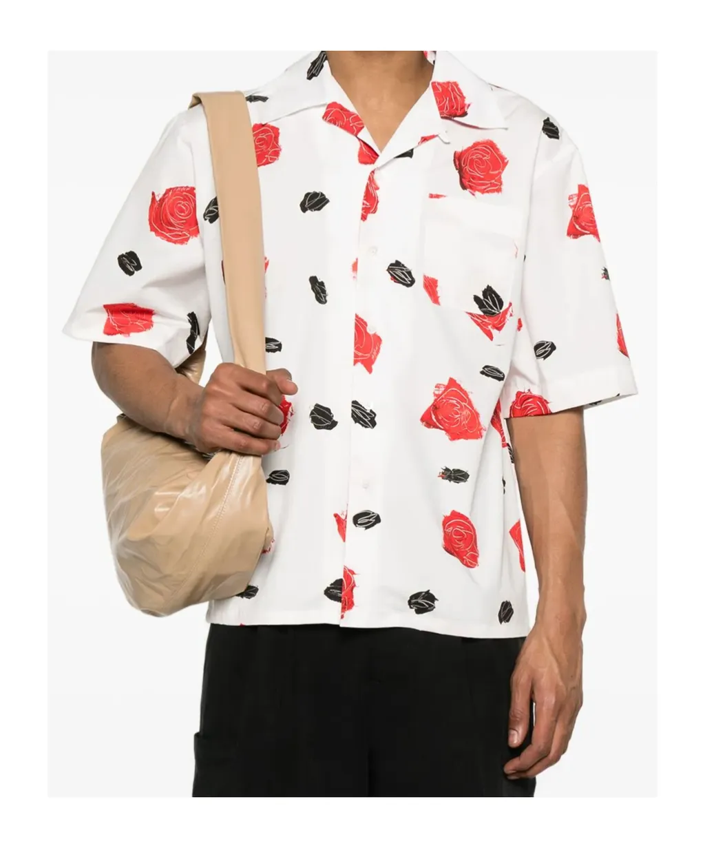 Flower-Print Shirt