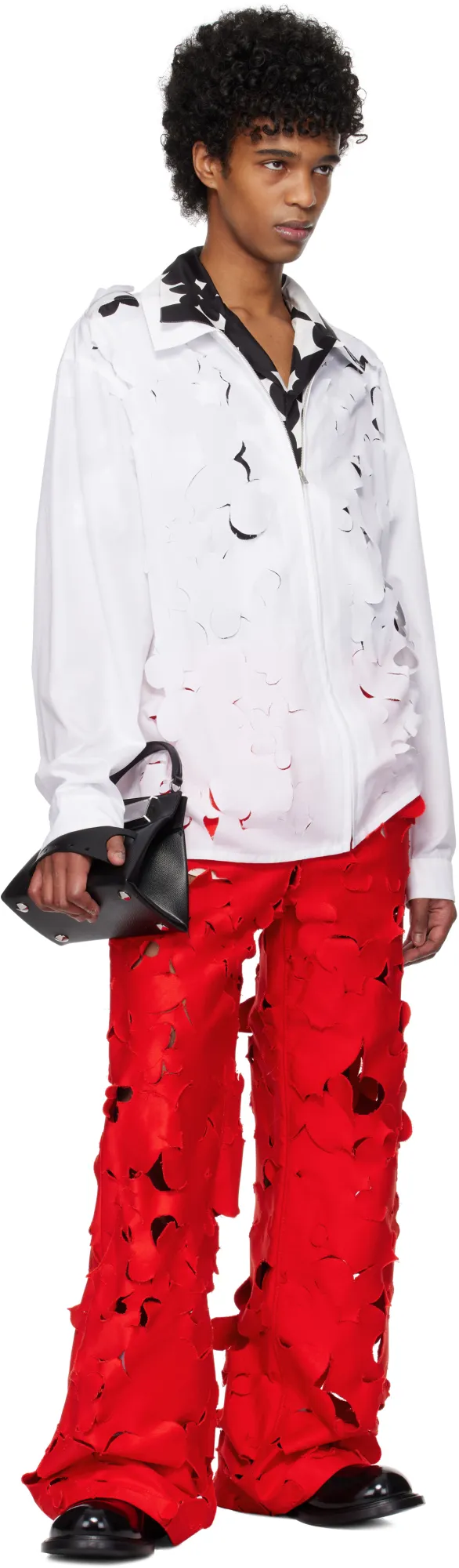 Cut-Out Cargo Pants
