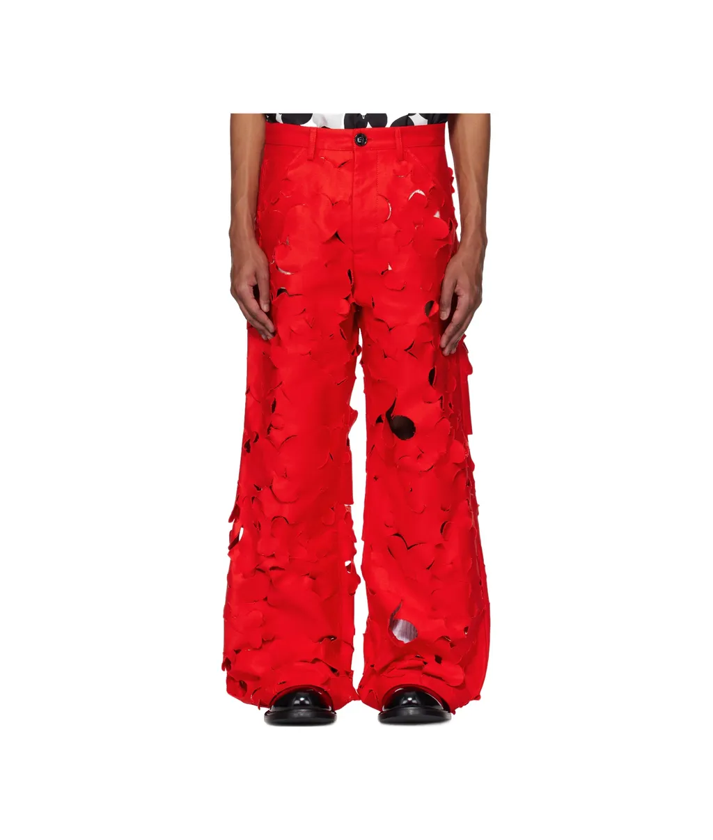 Cut-Out Cargo Pants