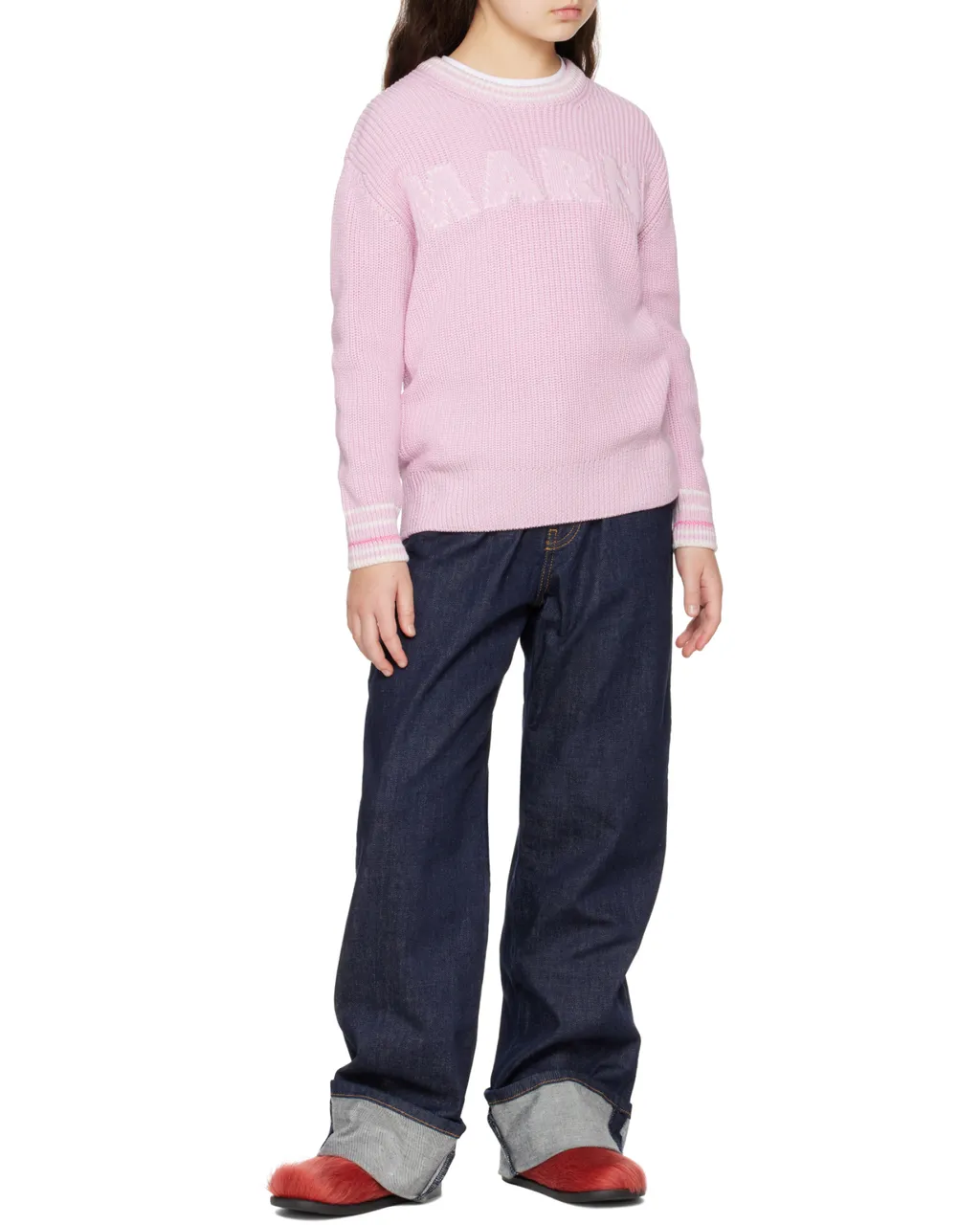 Logo Embroidered Knit Jumper