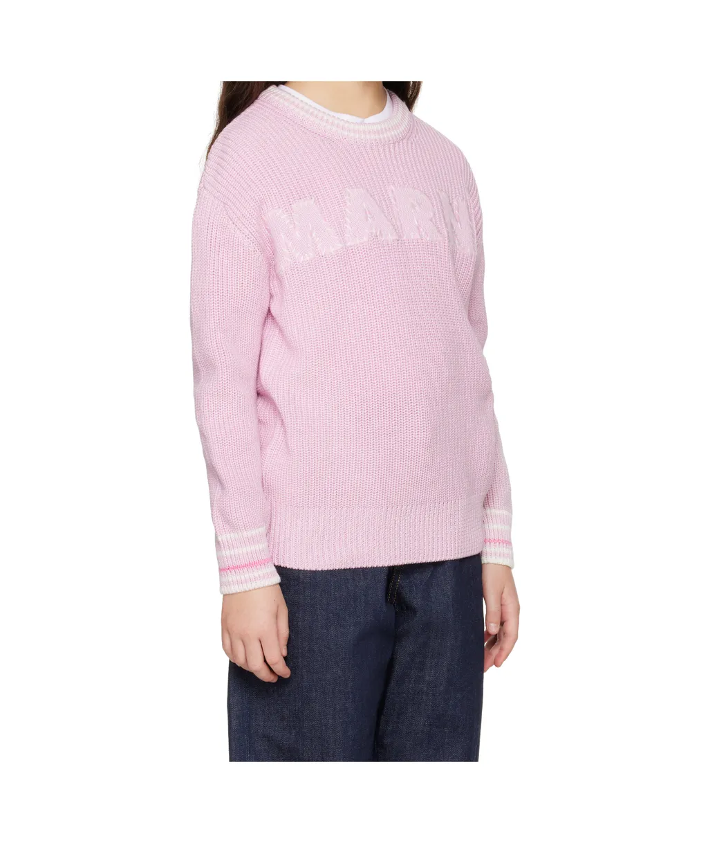 Logo Embroidered Knit Jumper