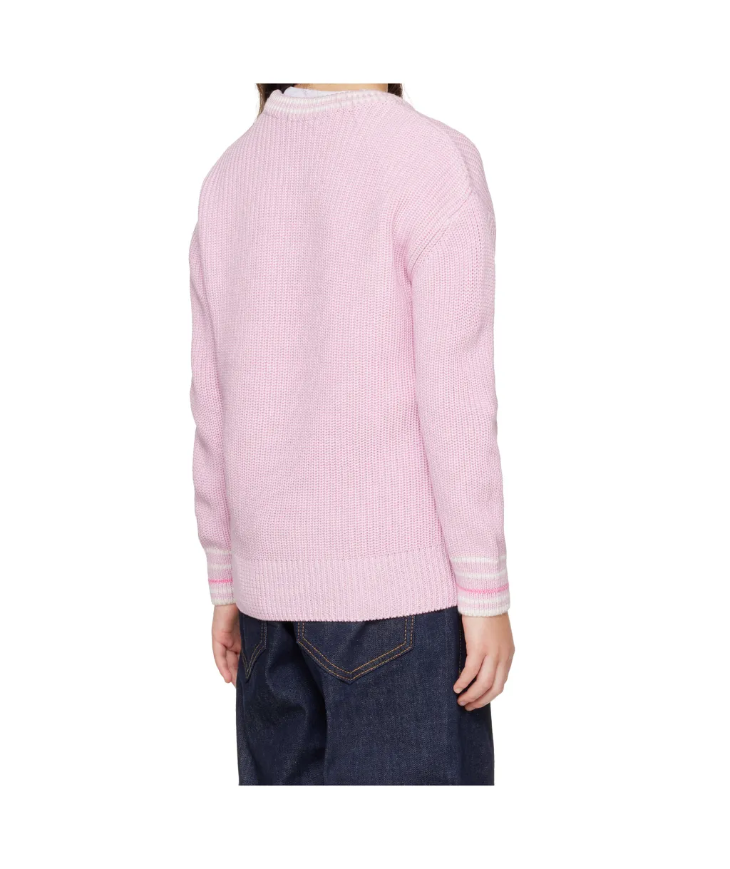 Logo Embroidered Knit Jumper