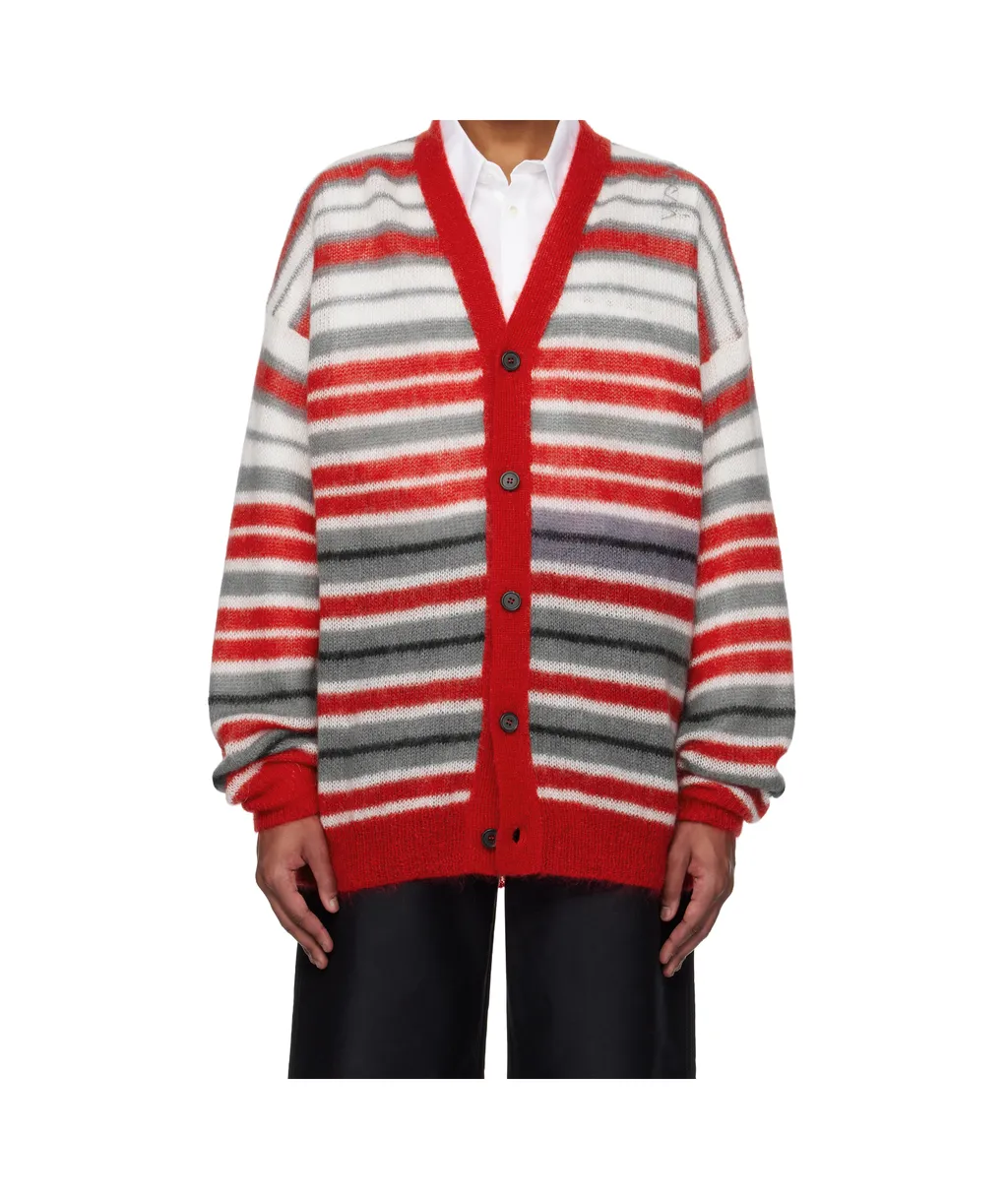 Striped Knit Cardigan