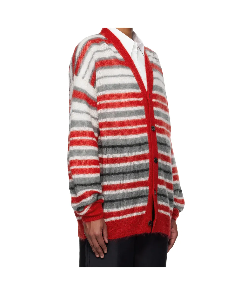 Striped Knit Cardigan