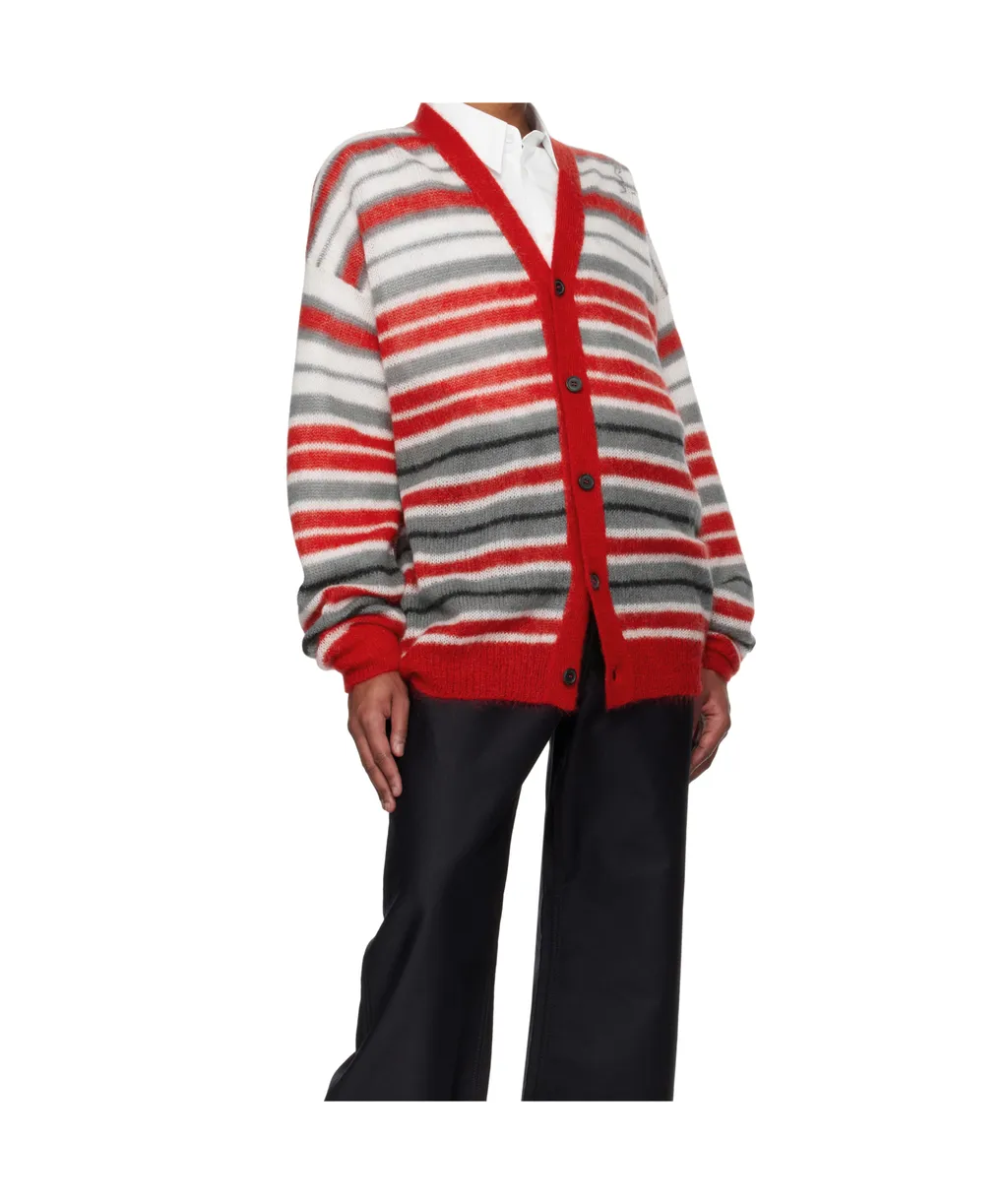 Striped Knit Cardigan