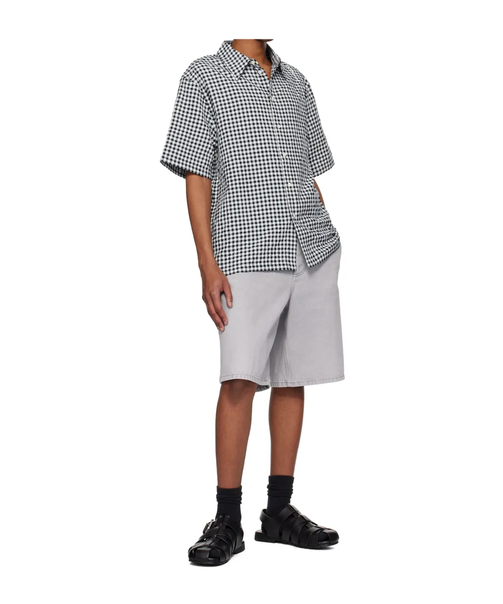 Gingham Seersucker Shirt