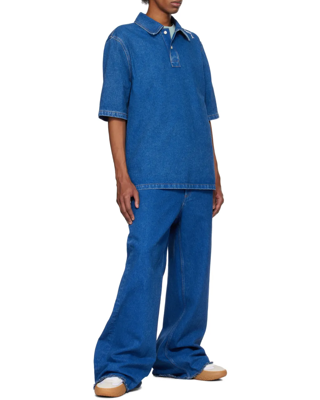 Symbol Oversize Polo Shirt