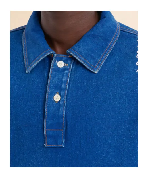 Symbol Oversize Polo Shirt