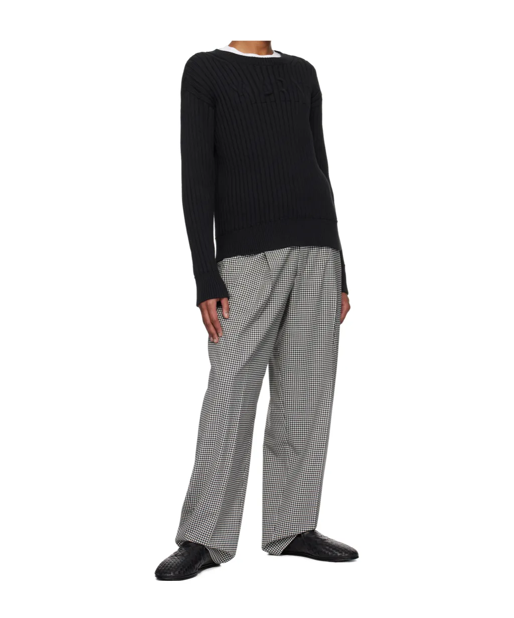 Cable Logo Crewneck Sweater