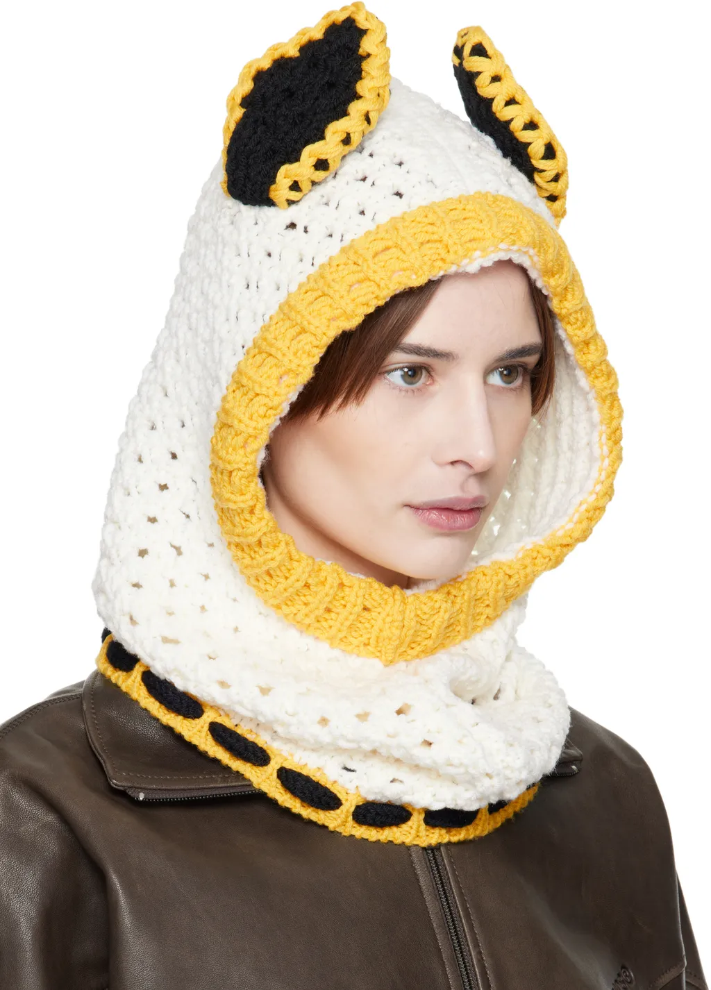Wool Balaclava With Ears
