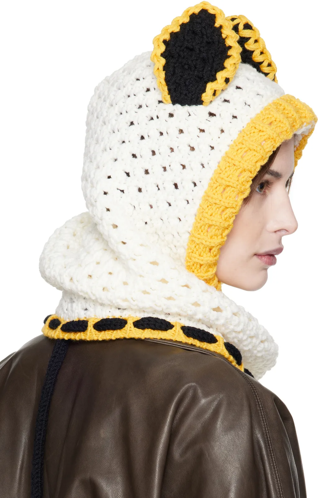 Wool Balaclava With Ears