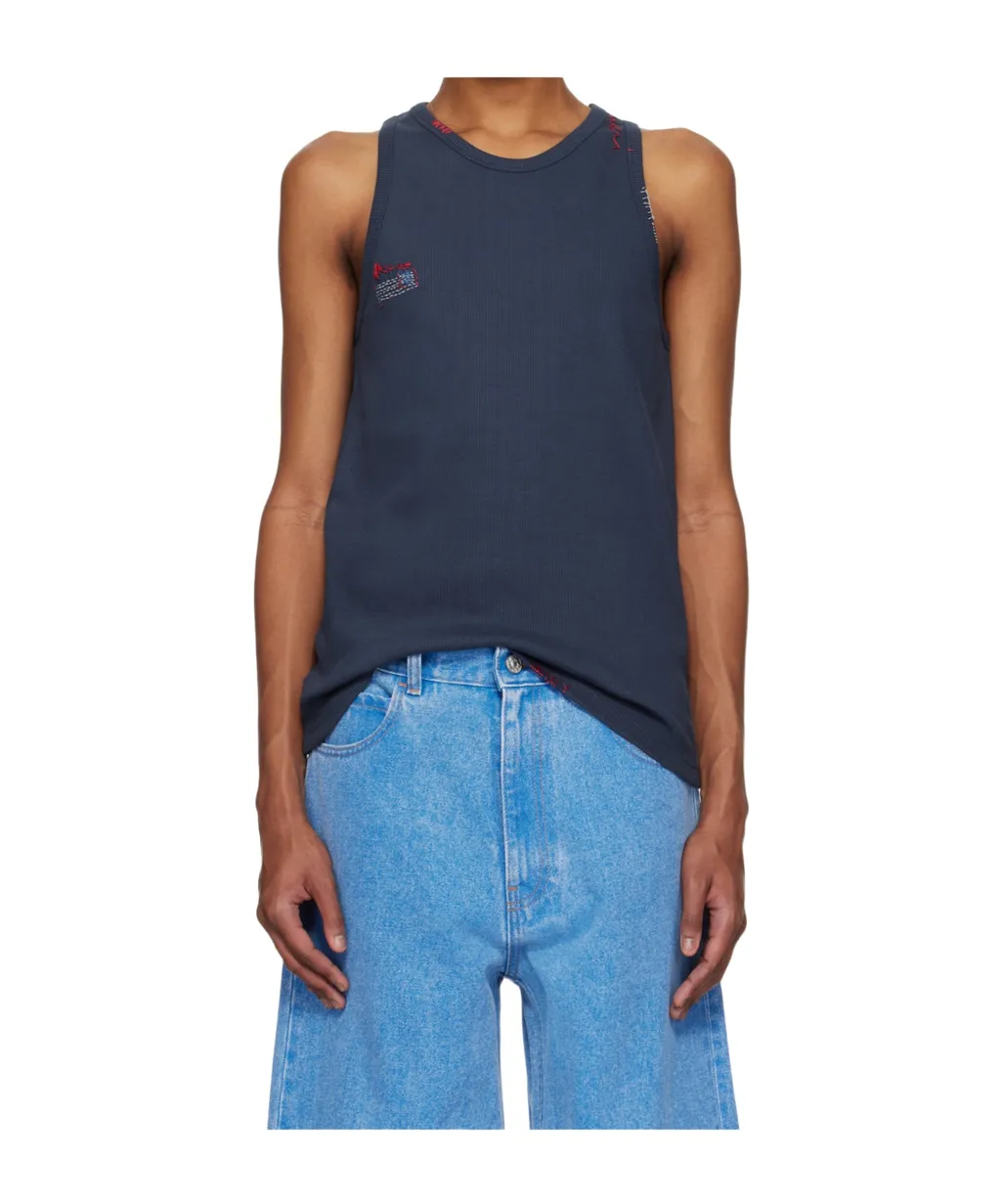Logo-Embroidered Tank Top
