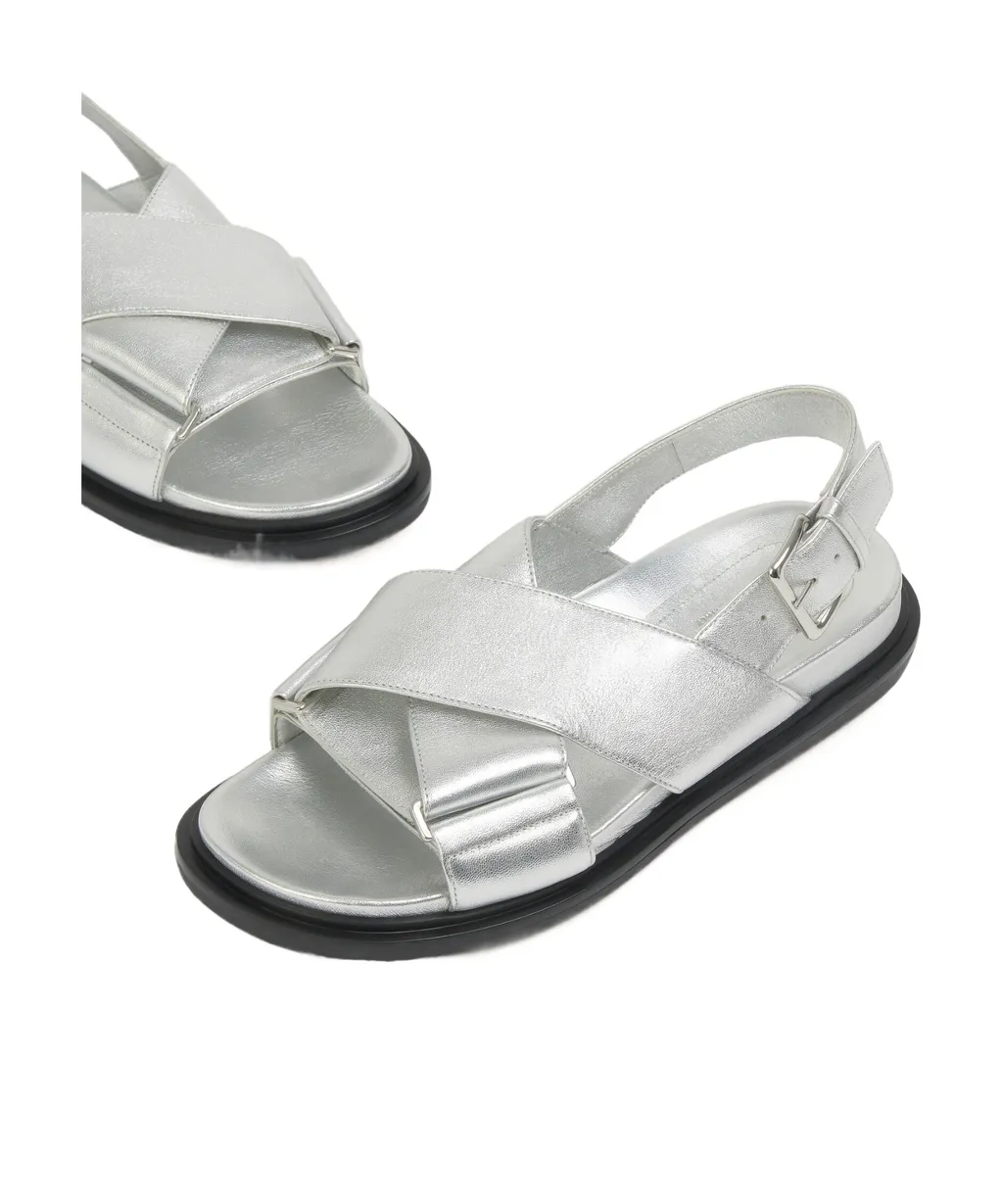 Metallic Effect Sandals