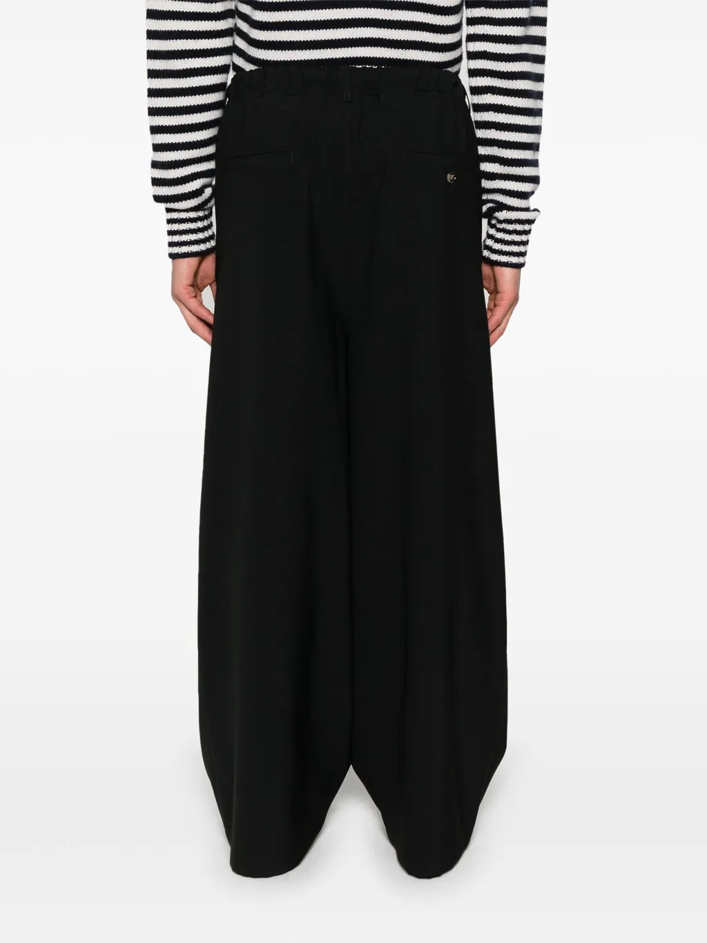 Straight-Leg Drawstring Trousers
