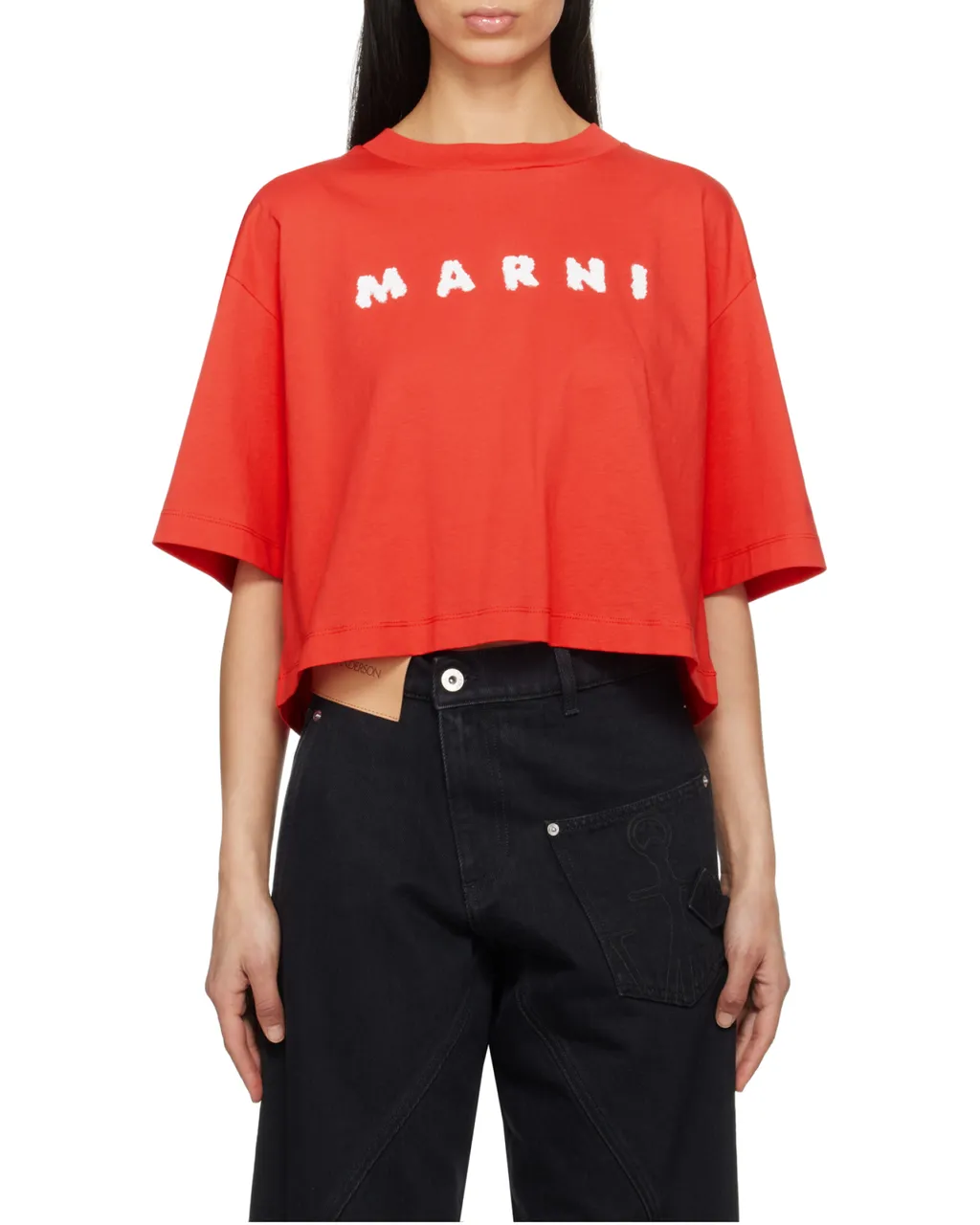Logo Scribbled Boxy T-Shirt