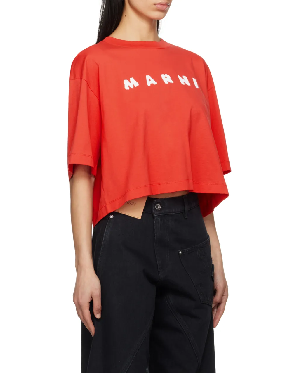 Logo Scribbled Boxy T-Shirt