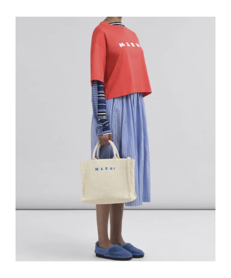 Logo Scribbled Boxy T-Shirt