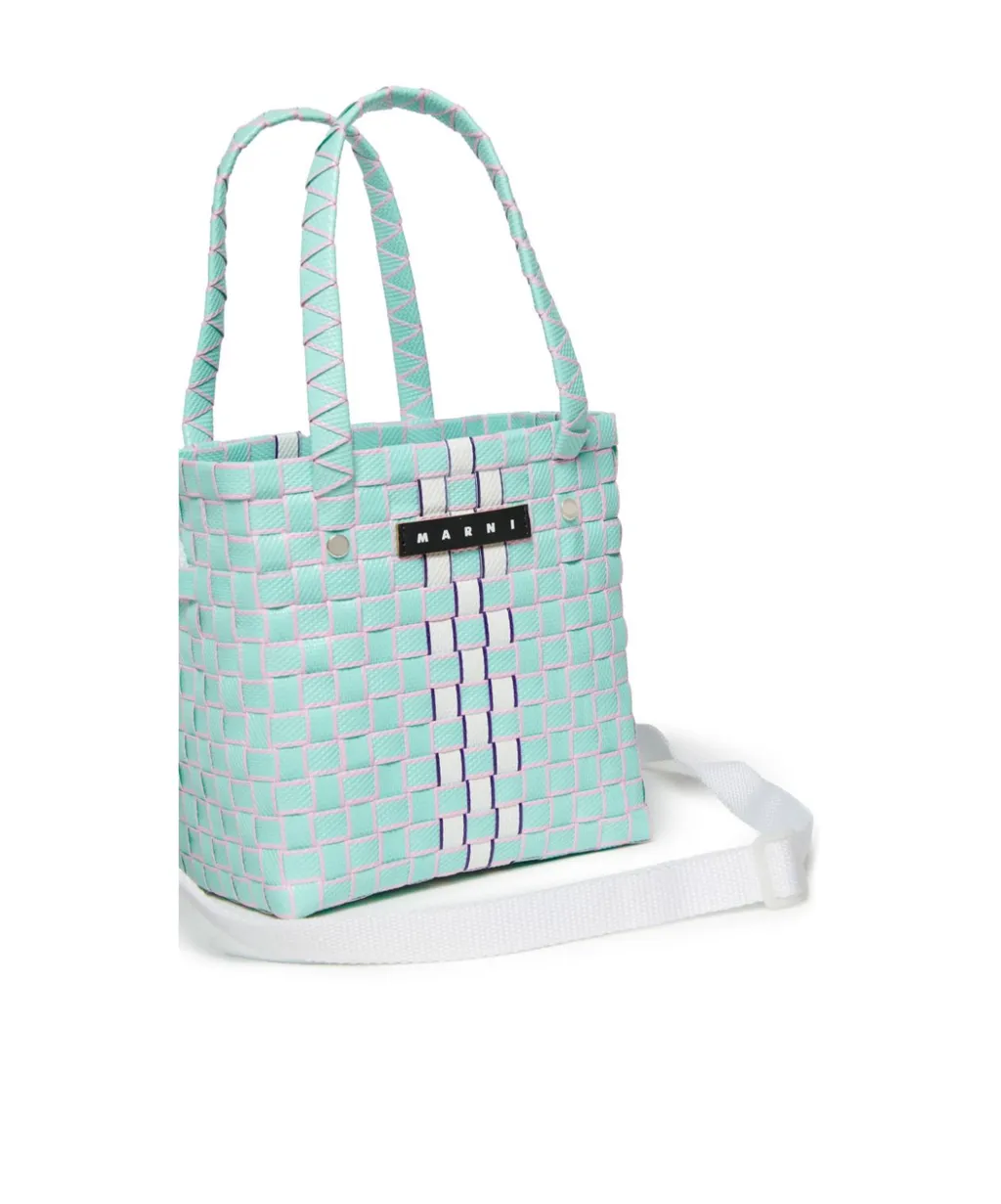 Interwoven Basket Bag