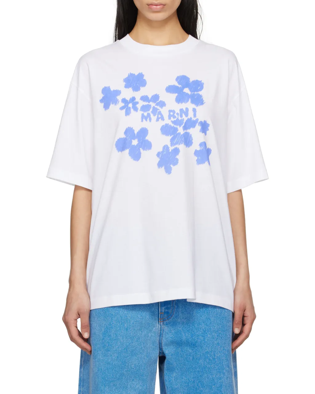 Floral Printed Crewneck T-Shirt