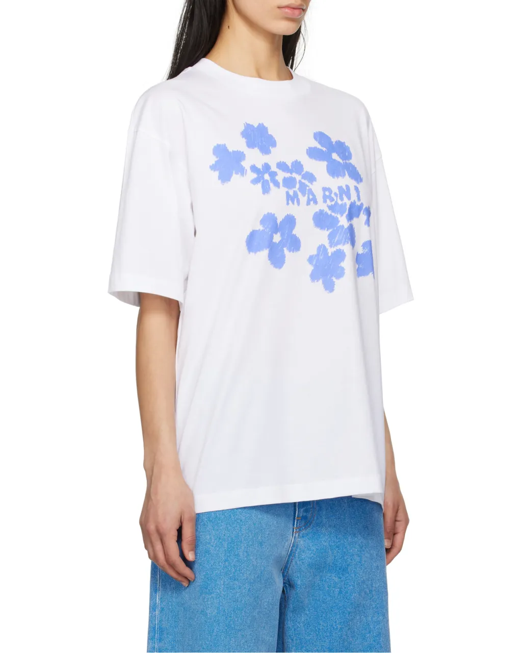 Floral Printed Crewneck T-Shirt
