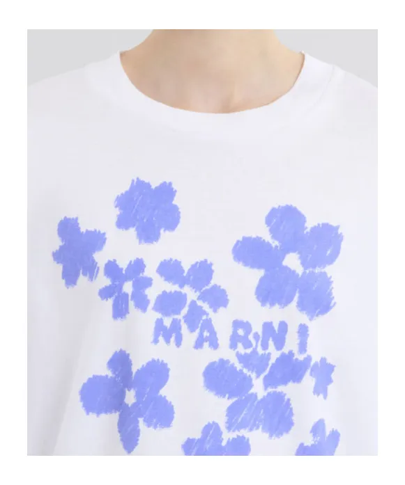 Floral Printed Crewneck T-Shirt
