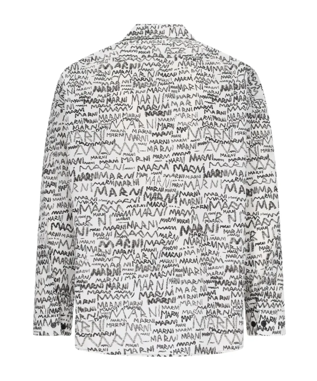 All-Over Logo Printed Shirt