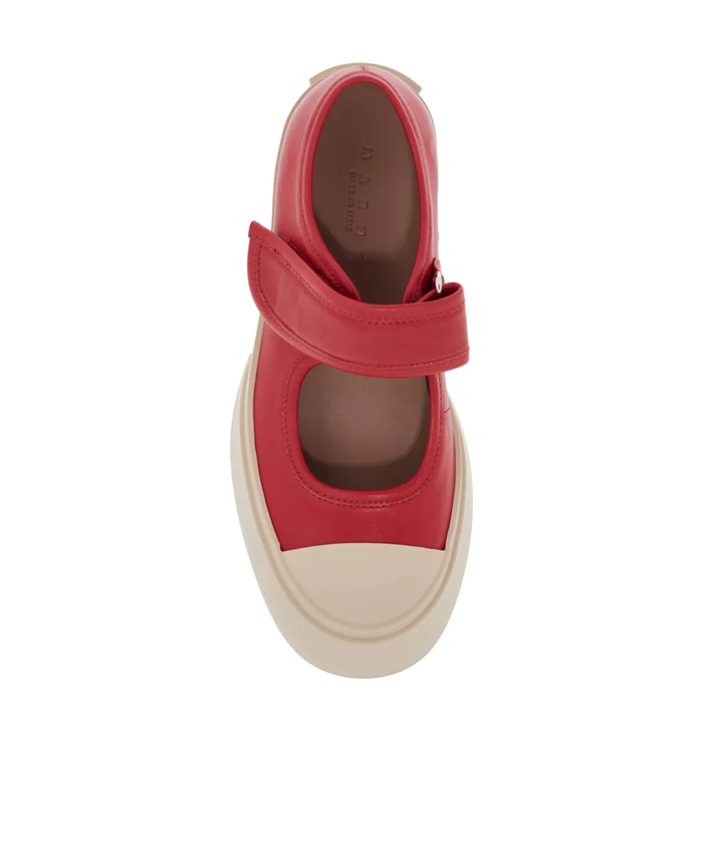 Mary Jane Round-Toe Sneakers