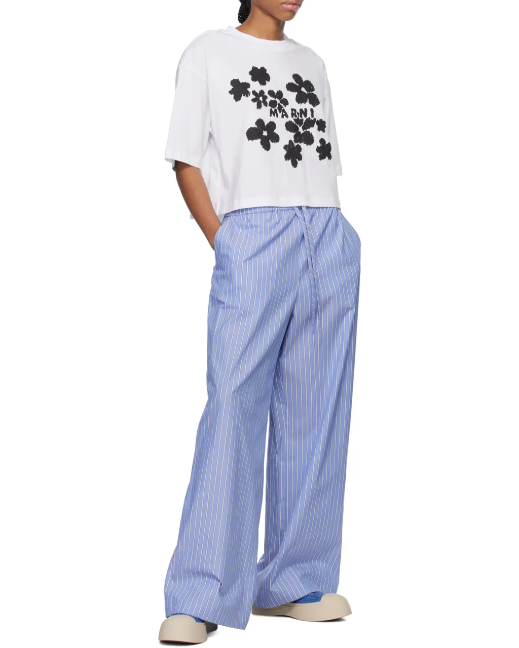 Daisy Garden Print Jersey T-Shirt