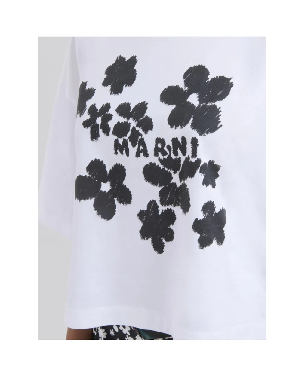 Daisy Garden Print Jersey T-Shirt