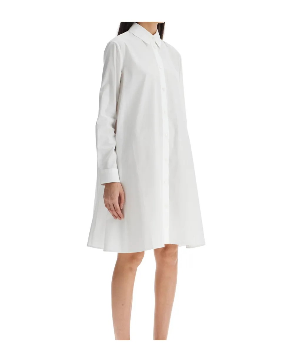 Logo Embroidered Oversized Shirt