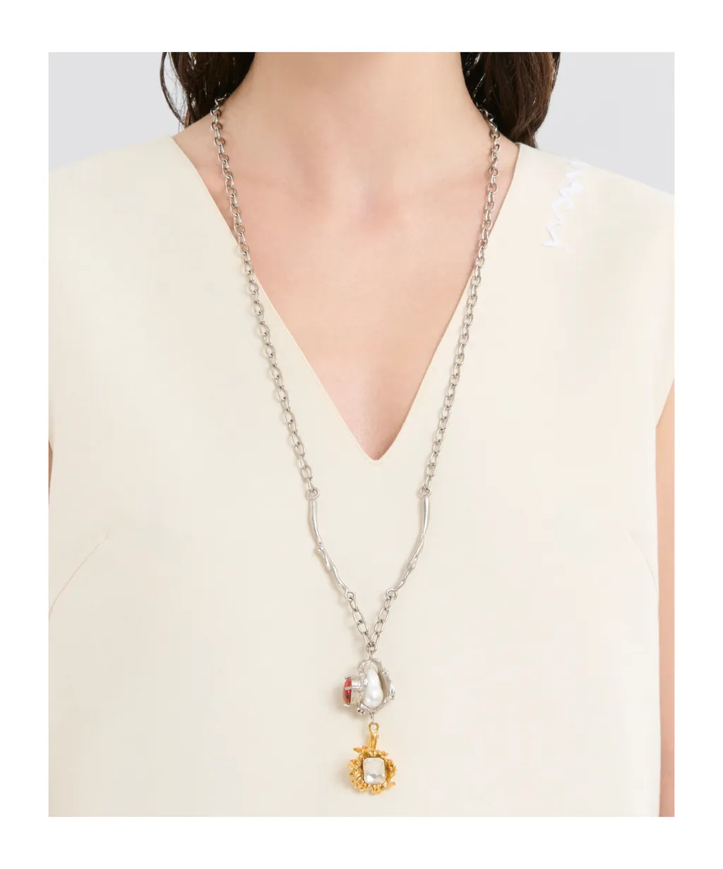 Pendant Chain Linked Necklace