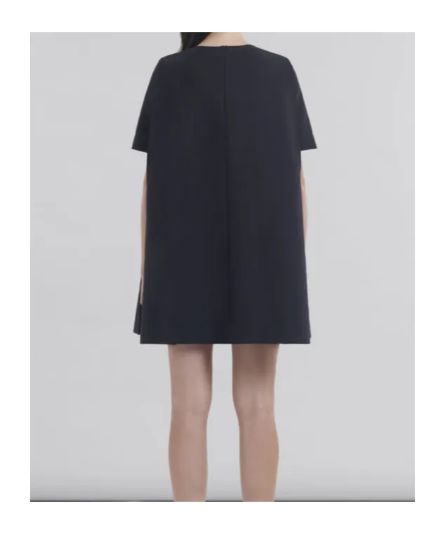 Logo Symbol Short Flared Dress