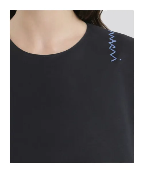 Logo Symbol Short Flared Dress