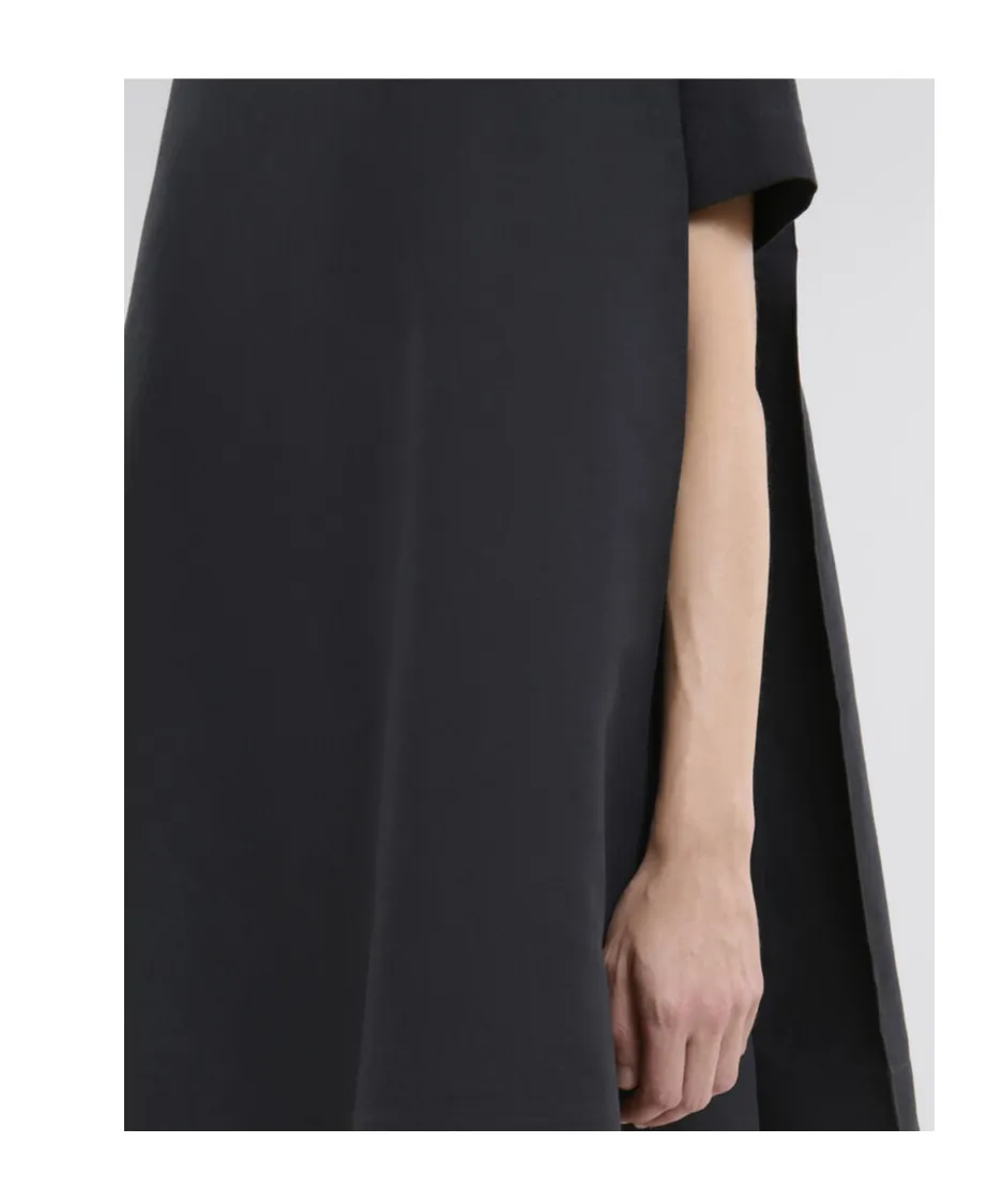 Logo Symbol Short Flared Dress