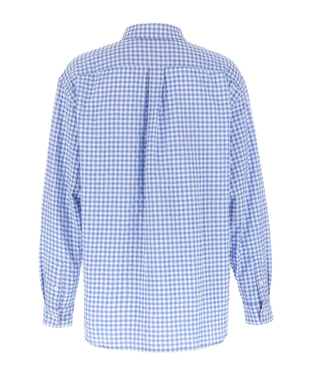 Vichy Printed Long-Sleeved Shirt