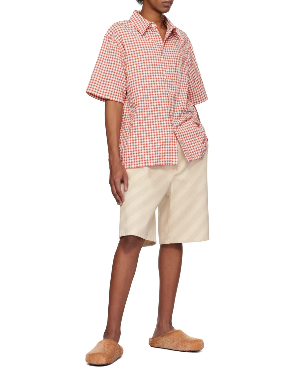 Check Pattern Buttoned Shirt