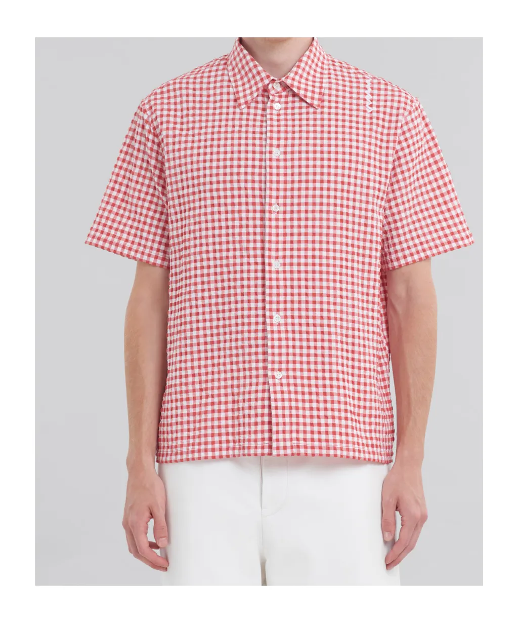Check Pattern Buttoned Shirt