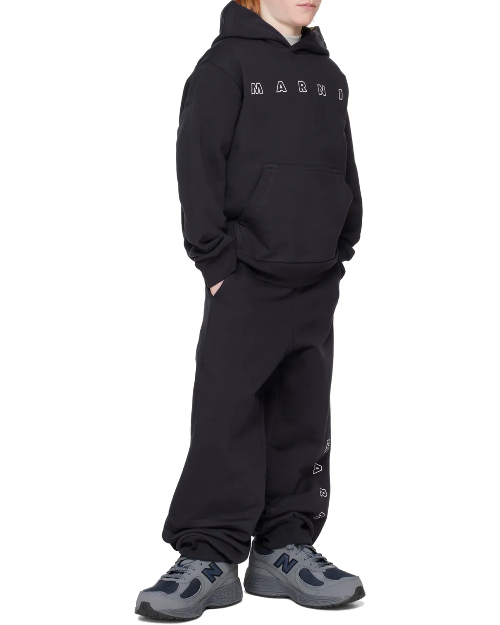 Logo Printed Fleece Jogger Pants