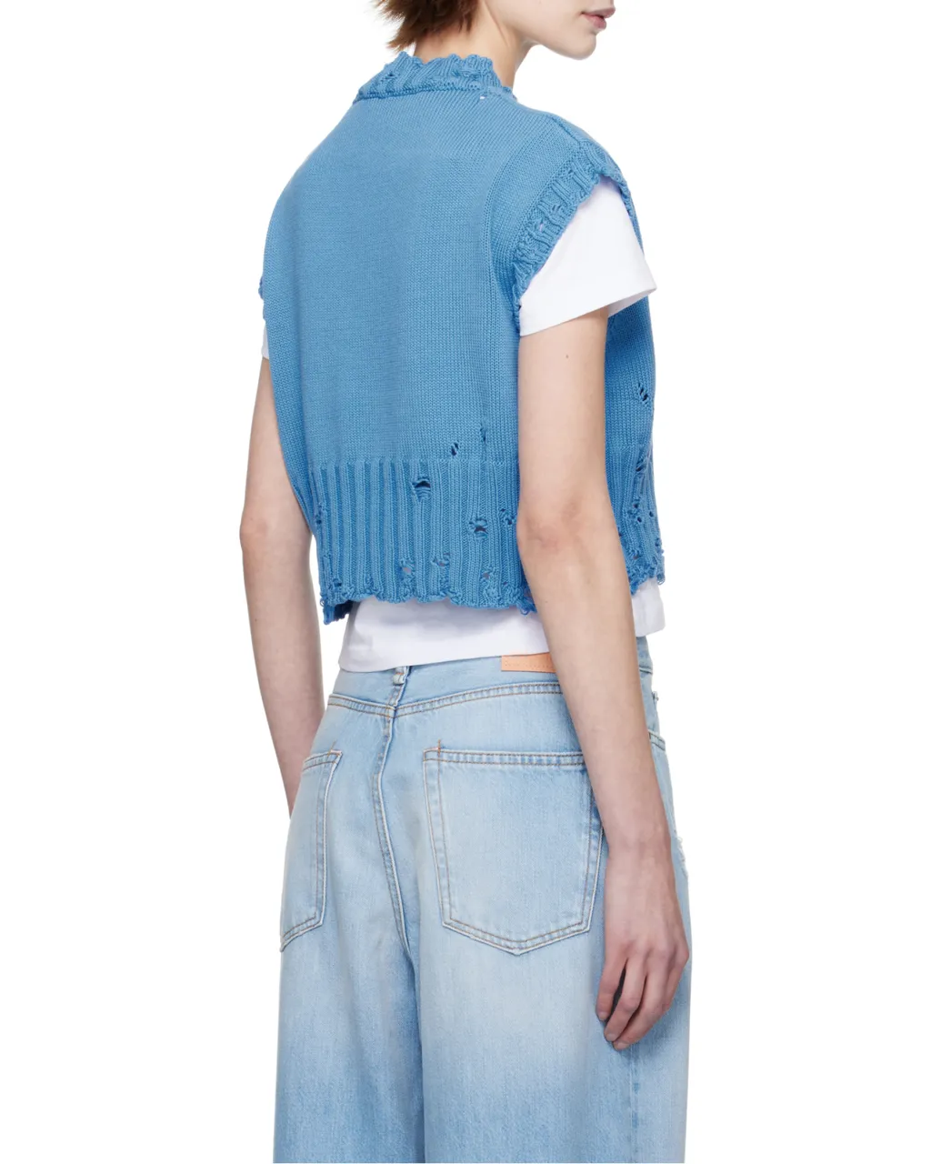Distressed Knitted Top