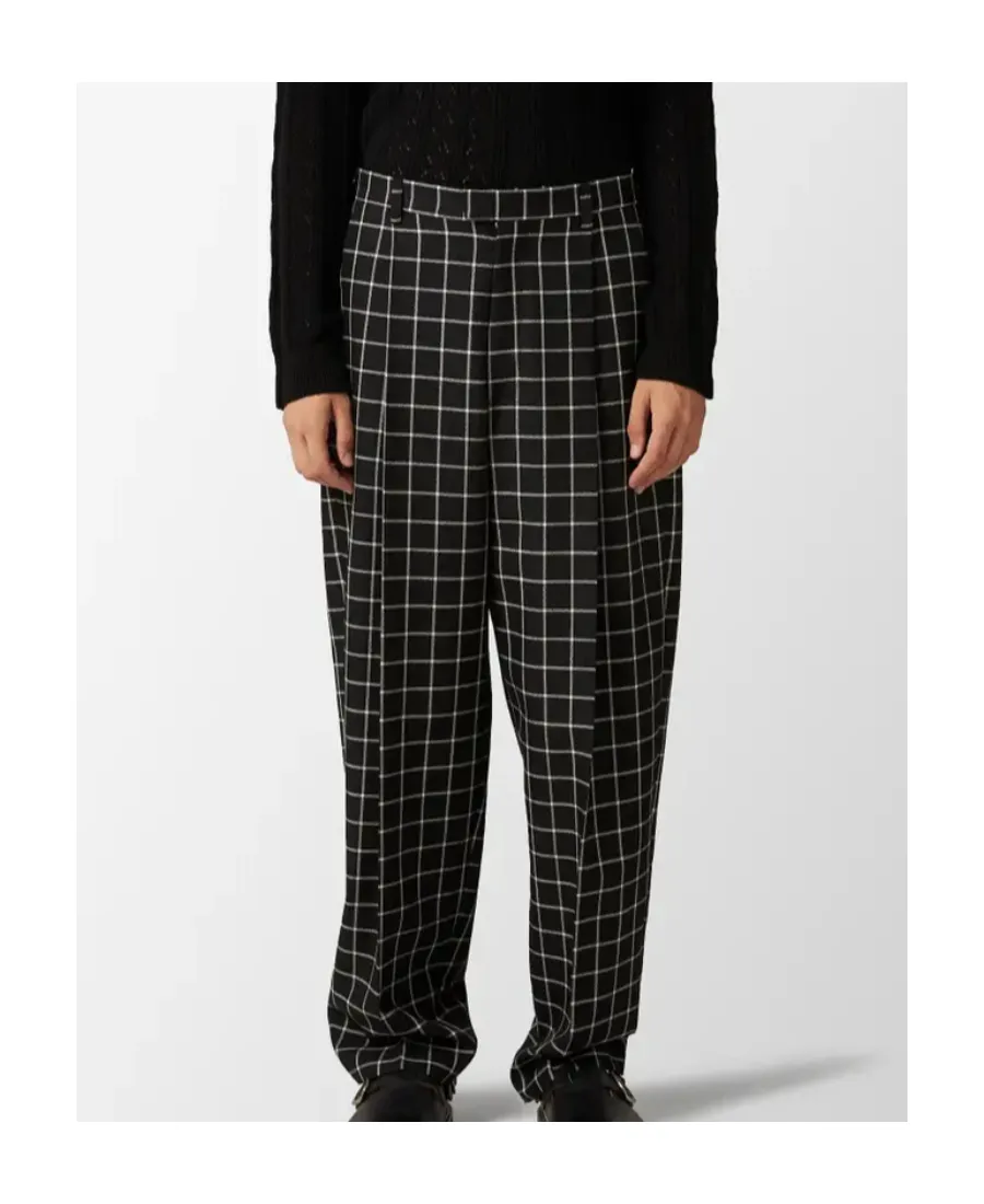 Check Patterned Trousers