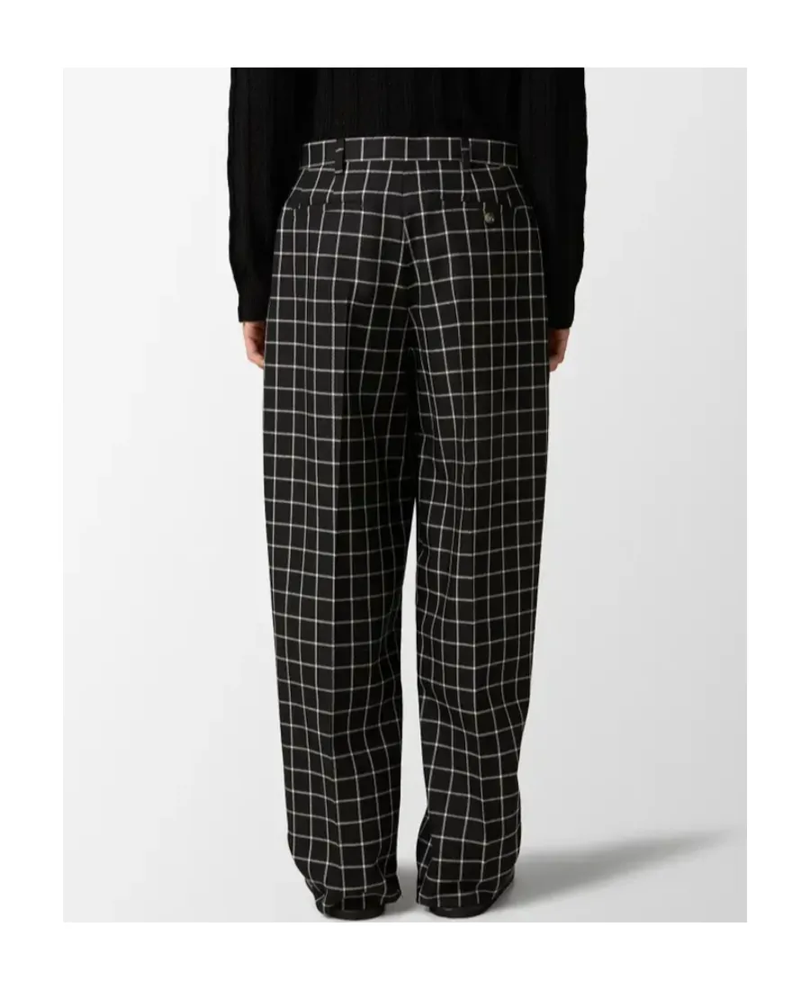 Check Patterned Trousers