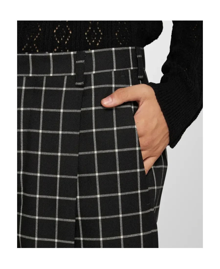 Check Patterned Trousers