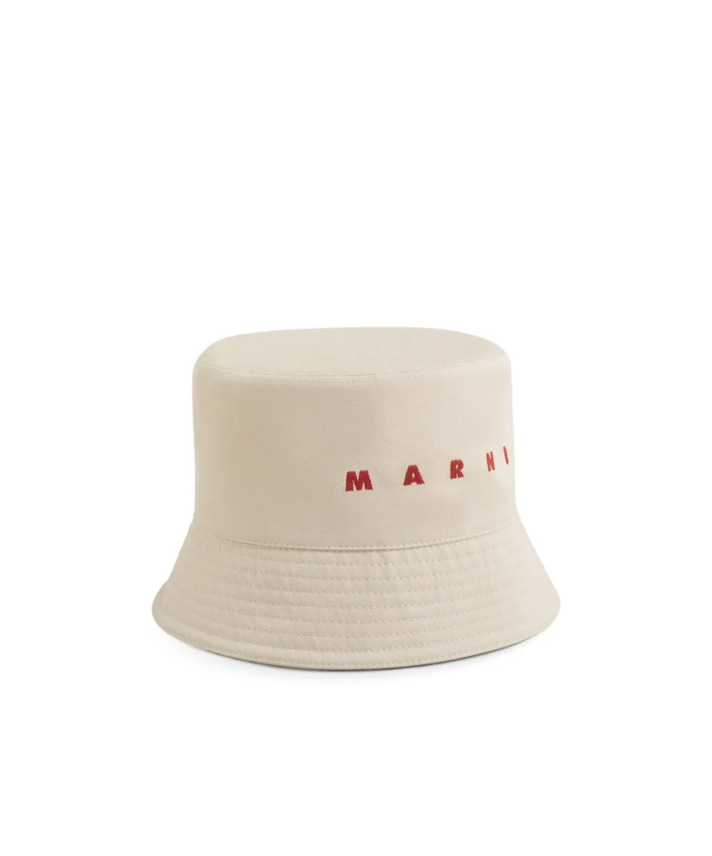Logo Embroidered Twill Bucket Hat