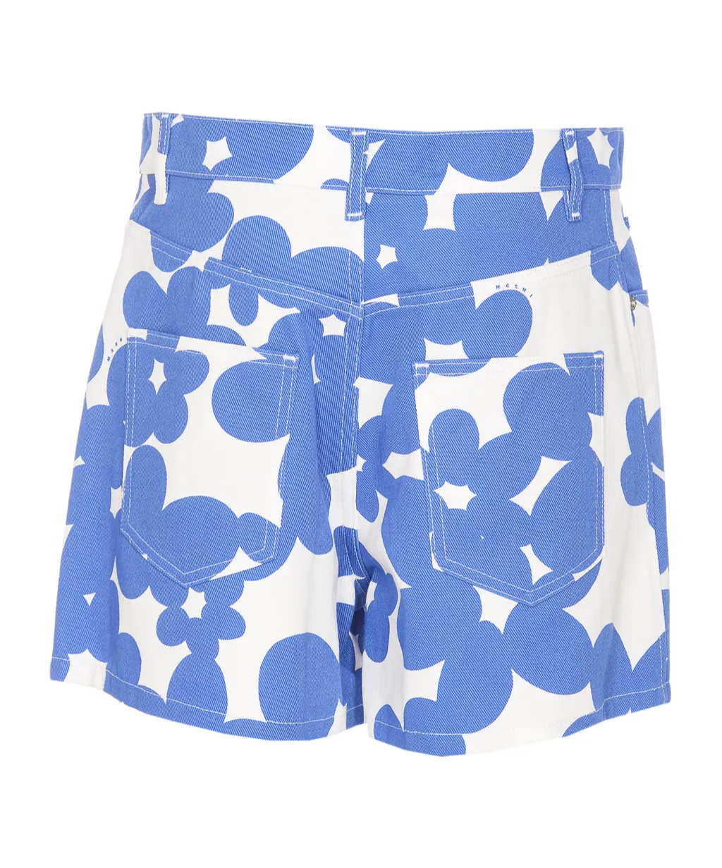 Floral-Printed Shorts