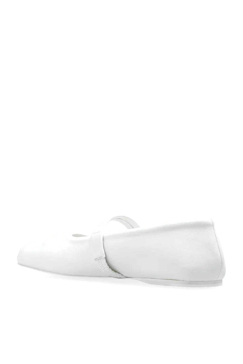 Logo Embossed Ballet Flats